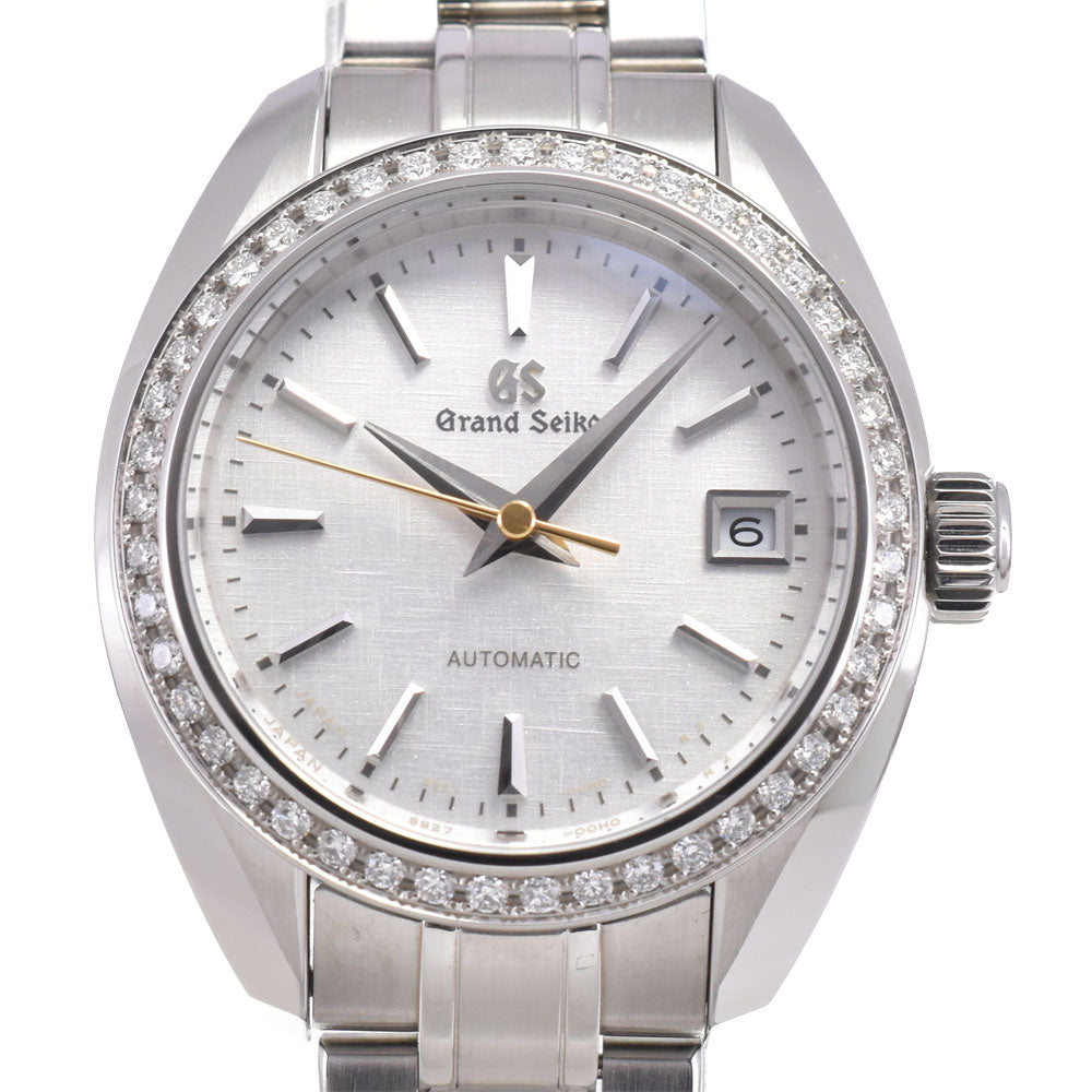 with paper SEIKO Grand Seiko Elegance Collection STGK021 Diamond Bezel Silver Dial Automatic Ladies
 Watch C#146784