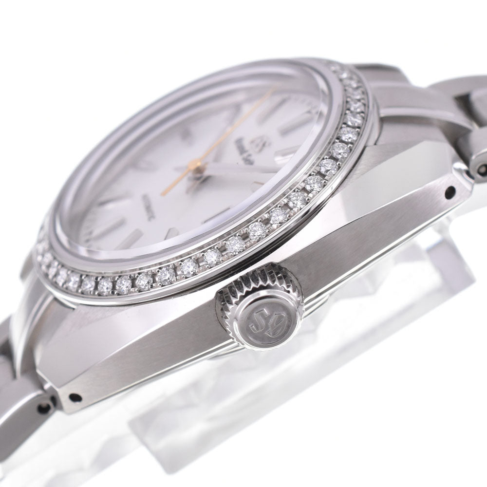 with paper SEIKO Grand Seiko Elegance Collection STGK021 Diamond Bezel Silver Dial Automatic Ladies
 Watch C#146784