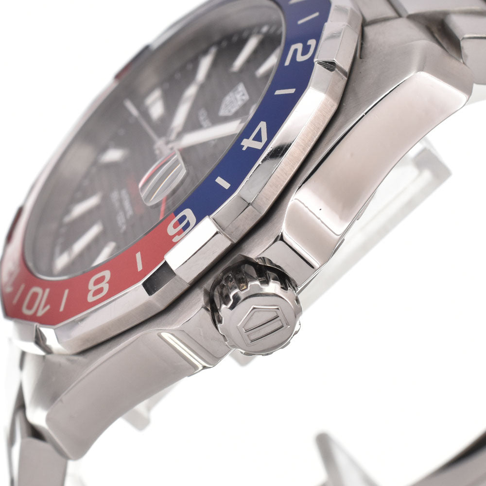 TAG HEUER Aqua racer WAY201F Caliber 7 GMT black Dial Automatic Men's
 Watch C#146785