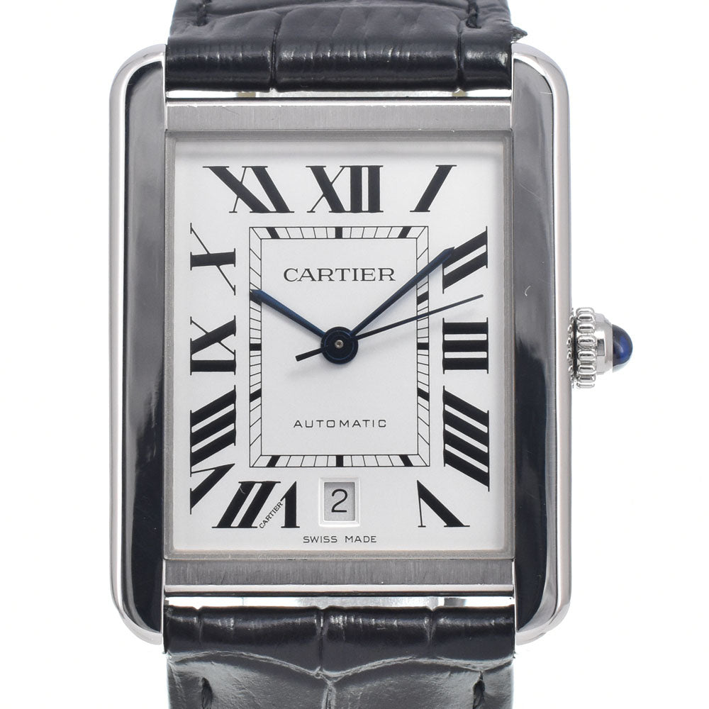 CARTIER Tank solo XL WSTA0029 3800 Silver Dial Automatic Men's
 Watch H#146788