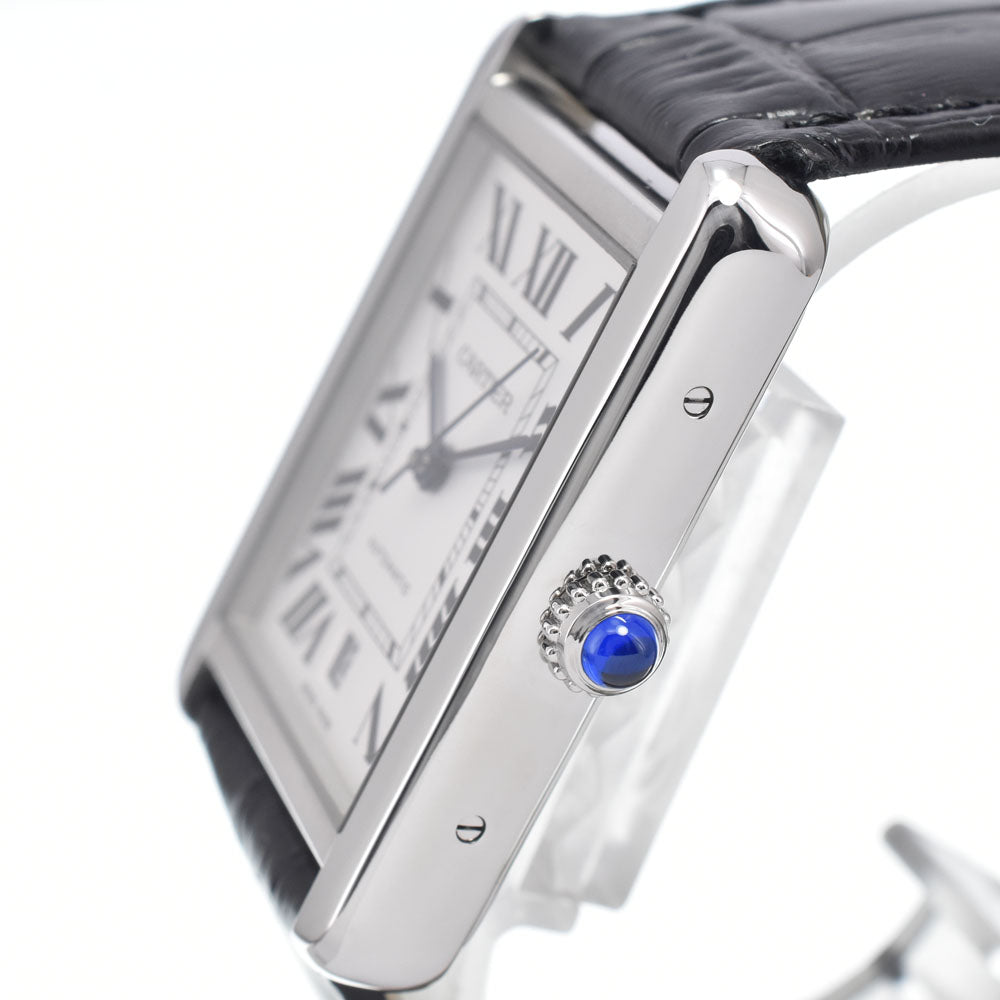 CARTIER Tank solo XL WSTA0029 3800 Silver Dial Automatic Men's
 Watch H#146788