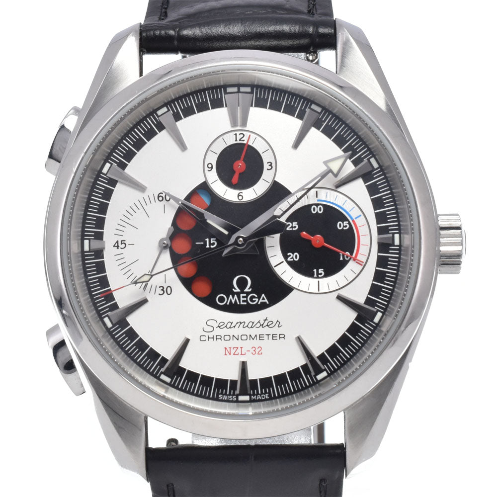 OMEGA SeamasterAqua Terra NZL-32 2813.30.81 Chronograph Silver Dial Automatic Men's
 Watch K#146791