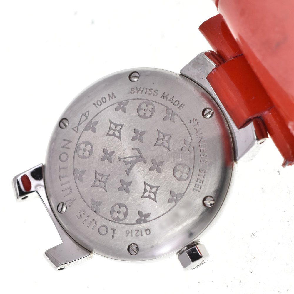 with paper LOUIS VUITTON Tambour Q1216 Pink shell Dial Quartz Ladies
 Watch C#146792