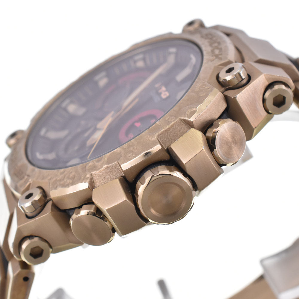 with paper CASIO G-SHOCK MT-G MTG-B3000CX moon rabbit black Dial Radio Sync Solar Men's
 Watch C#146793