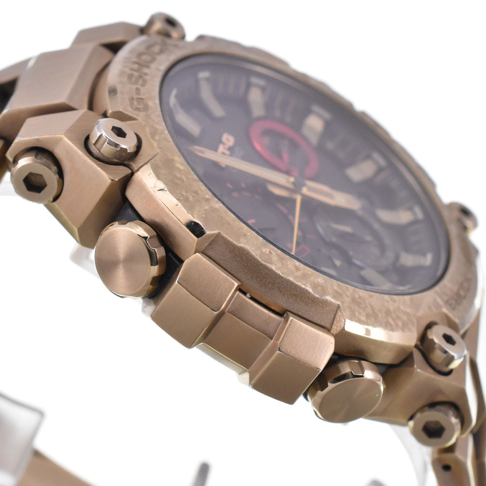 with paper CASIO G-SHOCK MT-G MTG-B3000CX moon rabbit black Dial Radio Sync Solar Men's
 Watch C#146793
