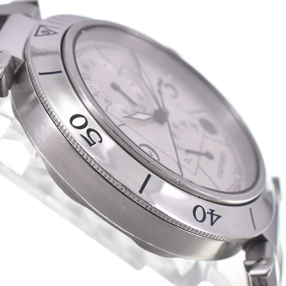 CARTIER Pasha de Cartier W31037H3 Silver Dial Automatic Men's
 Watch D#146795