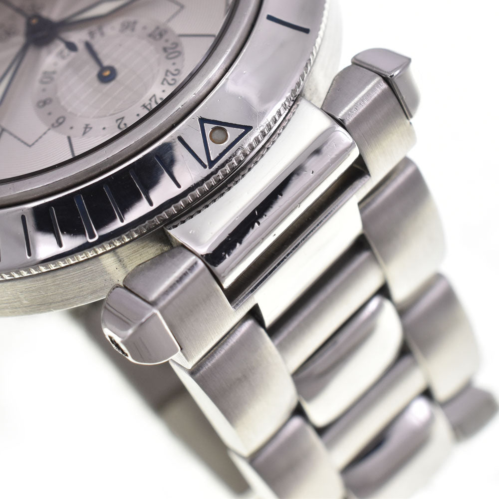 CARTIER Pasha de Cartier W31037H3 Silver Dial Automatic Men's
 Watch D#146795