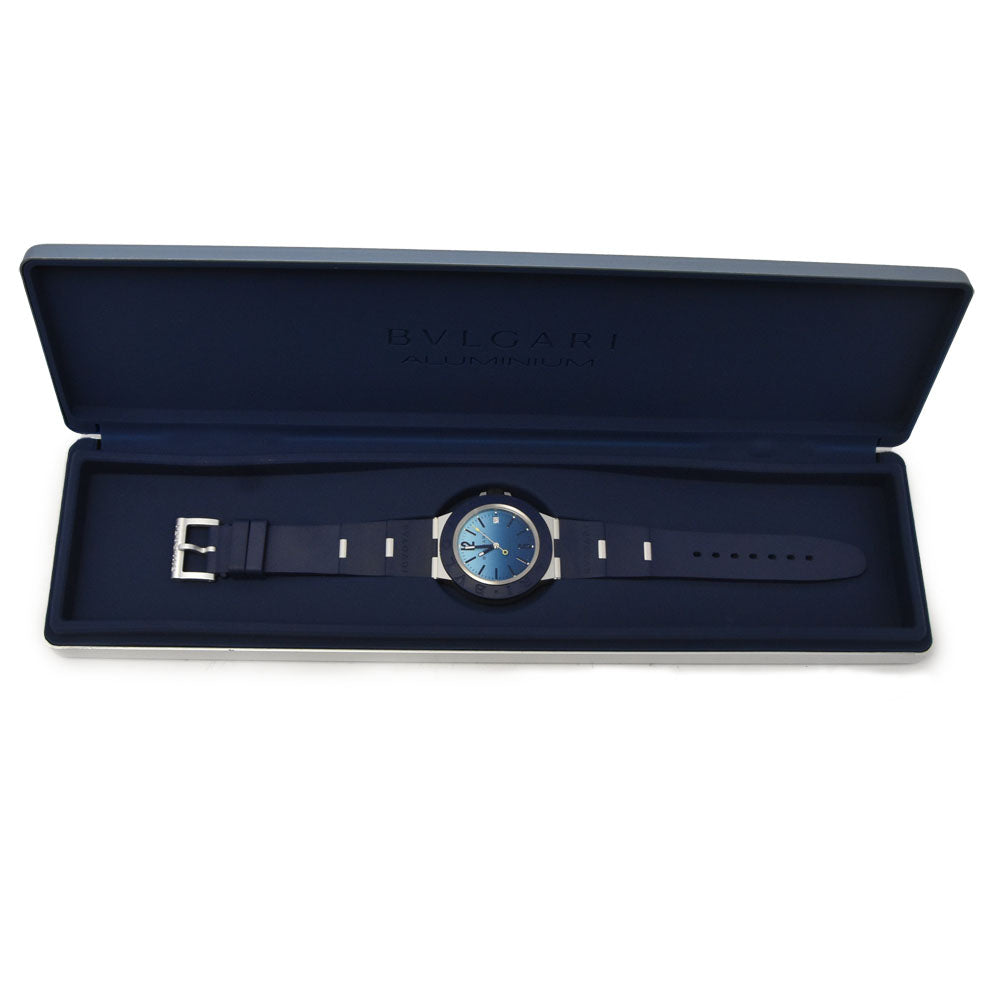BVLGARI Aluminium Capri BB40AT HMS blue Dial Automatic Men's
 Watch B#146799