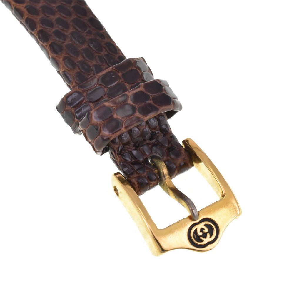 GUCCI 3000.2.L Gold Plated / Leather gold Dial Quartz Ladies
 Watch E#146800
