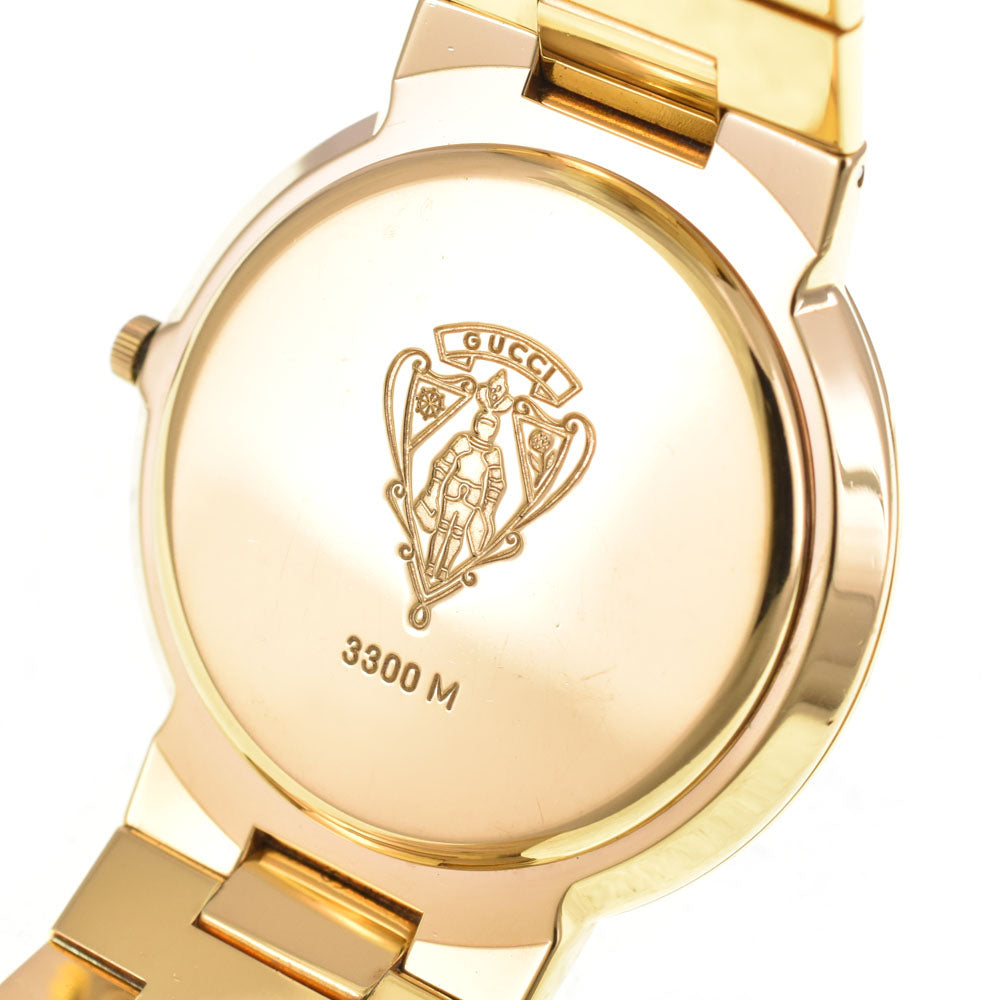 GUCCI 3300M Gold Plated black Dial Quartz Men's
 Watch E#146801