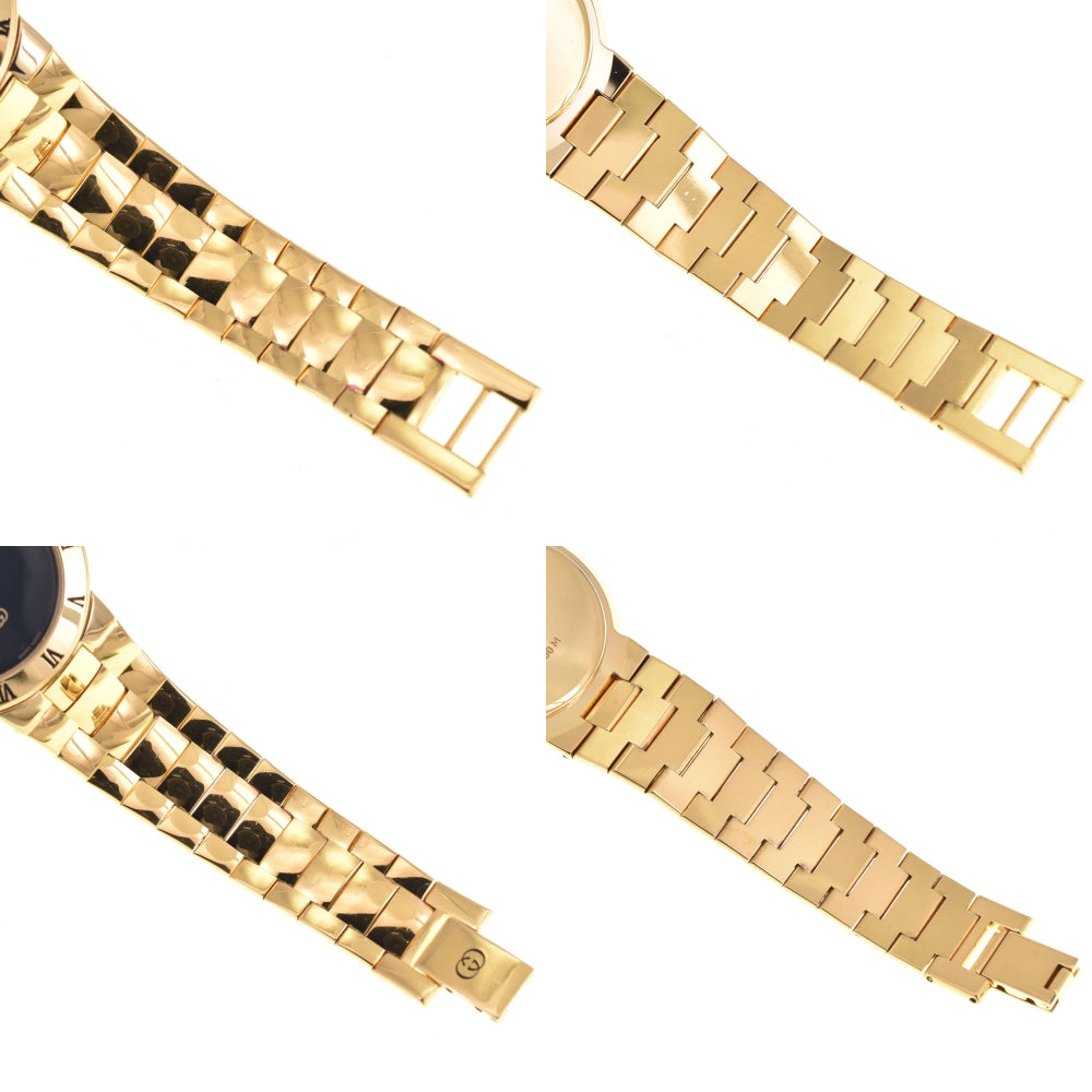 GUCCI 3300M Gold Plated black Dial Quartz Men's
 Watch E#146801