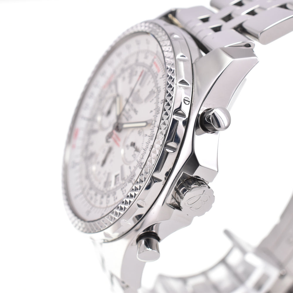 with paper BREITLING Bentley Motors A25362 Chronograph Silver Dial Automatic Men's
 Watch D#146806