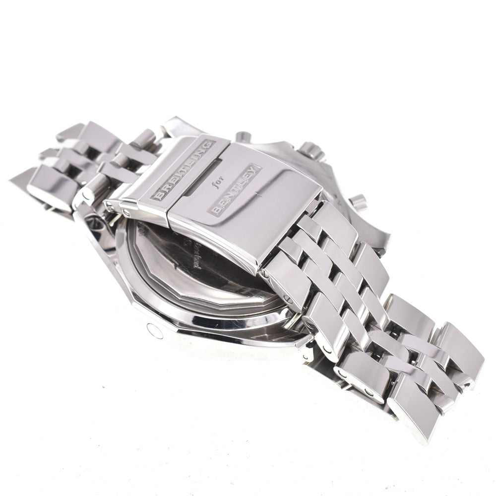 with paper BREITLING Bentley Motors A25362 Chronograph Silver Dial Automatic Men's
 Watch D#146806