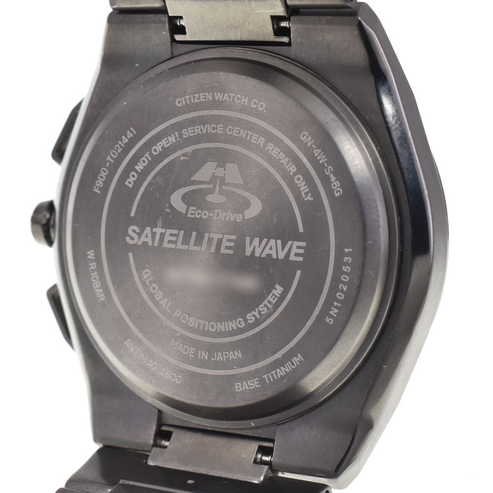 with paper CITIZEN The citizen CC9004-51E/F900-TO21441 Eco Drive Satellite Wave black Dial Radio Sync Solar Men's
 Watch G#146807