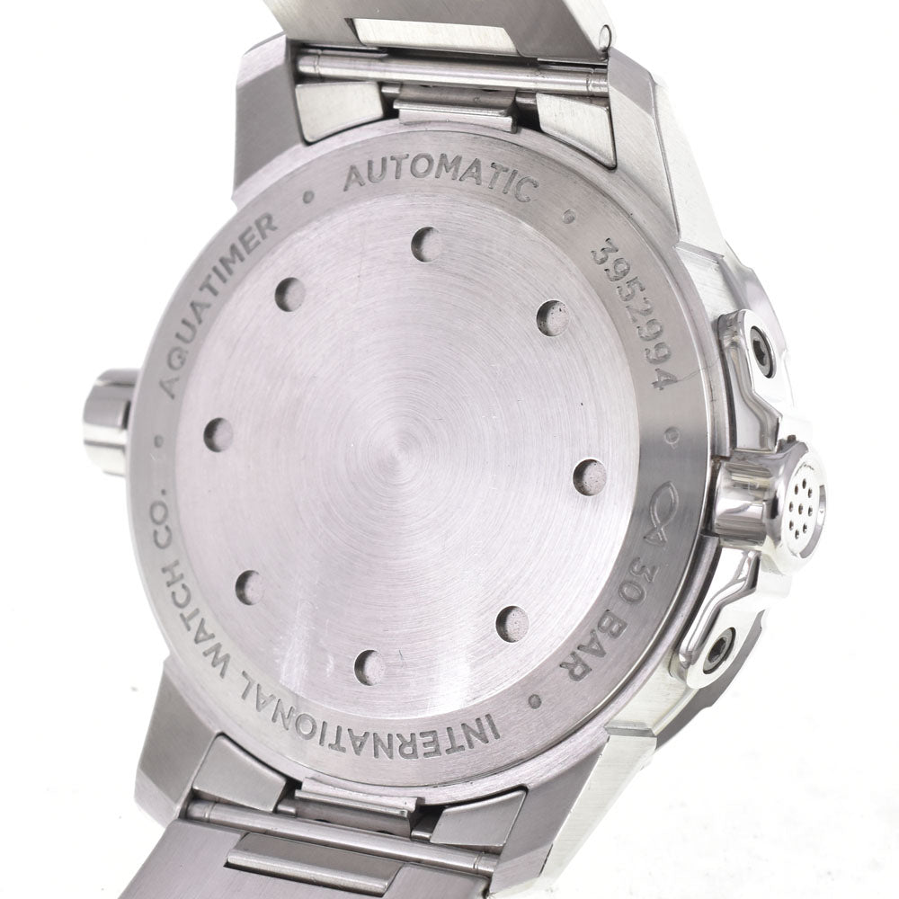 with paper IWC SCHAFFHAUSEN Aqua timer IW329002 black Dial Automatic Men's
 Watch C#146808