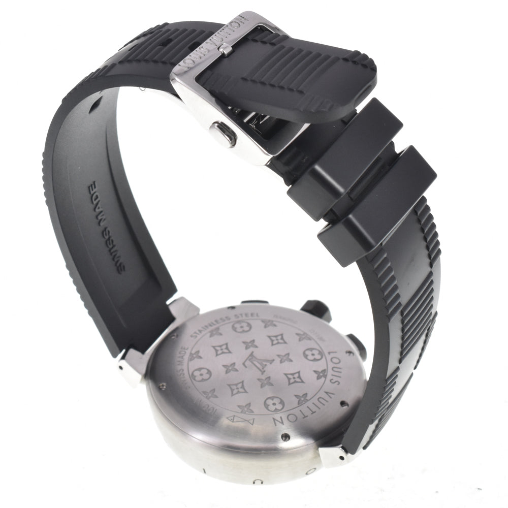 LOUIS VUITTON Tambour in black Q118F Analog&Digital black Dial Quartz Men's
 Watch I#146813
