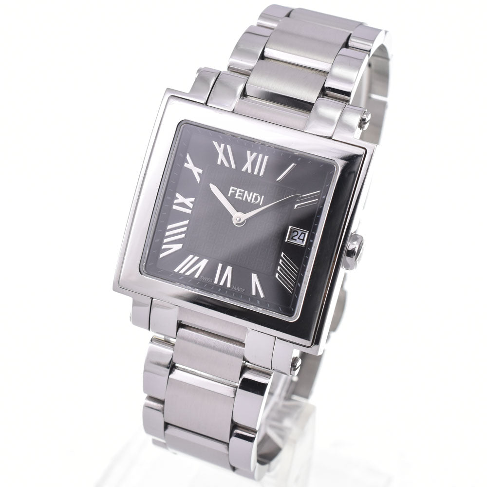 FENDI Quadro 60500G black Dial Quartz Men's
 Watch □#146814