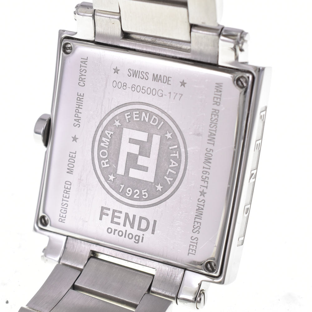 FENDI Quadro 60500G black Dial Quartz Men's
 Watch G#146814