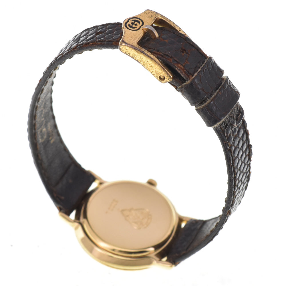 GUCCI 3000L Gold Plated Red / green Dial Quartz Ladies
 Watch □#146820