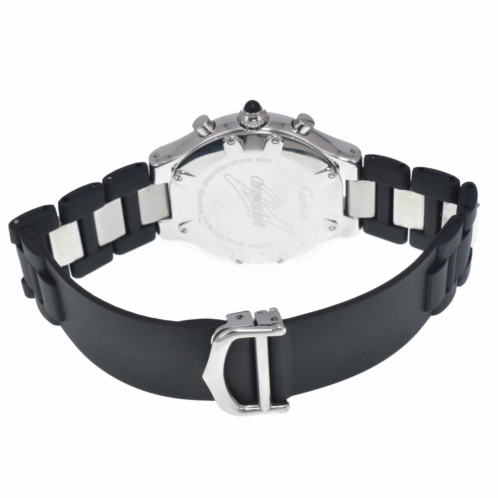 CARTIER CHRONOSCAPH21 W10125U2 Chronograph black Dial Quartz Men's
 Watch N#146833