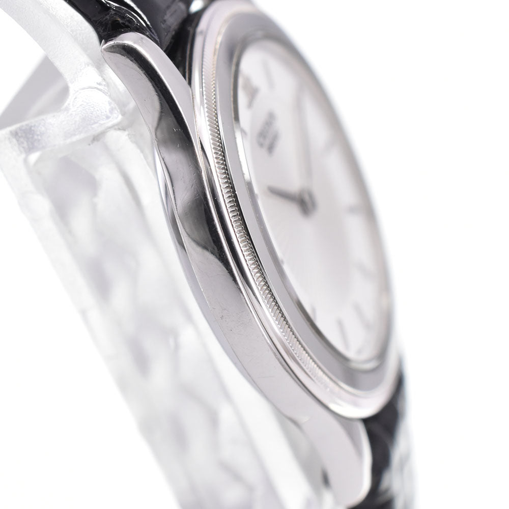 SEIKO CREDOR 5A74-2010 Date K18WGBezel white Dial Quartz Ladies
 Watch B#146834