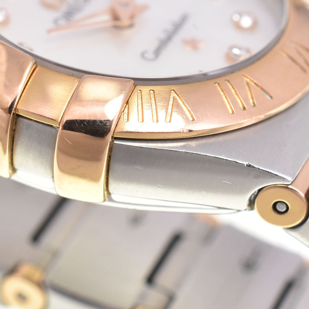 with paper OMEGA Constellation 123.20.24.60.55.001 12P diamond White shell Dial Quartz Ladies
 Watch C#146836