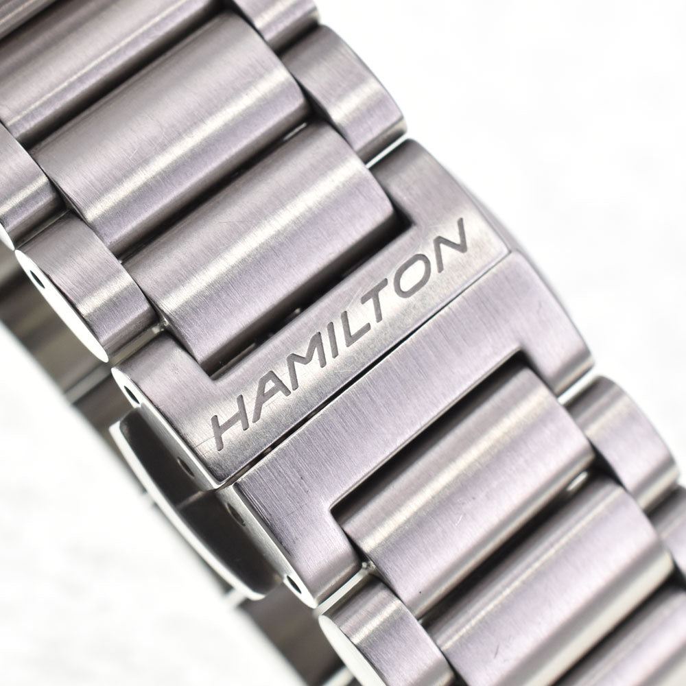 with paper HAMILTON American Classic PSR H52414131(H524140) LCD / black Dial Quartz Men's
 Watch C#146839