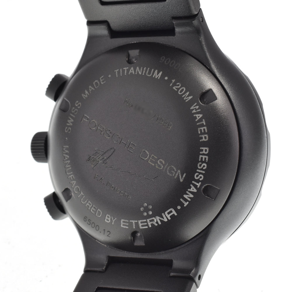 Porsche Design 6500-12 Eterna Collaboration Chronograph black Dial Automatic Men's
 Watch C#146840