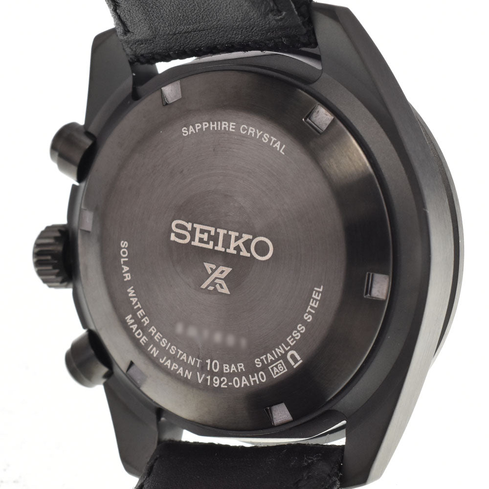 SEIKO Prospex Speed Timer SBDL105/V192-0AH0 Chronograph black Dial Solar Men's
 Watch C#146856
