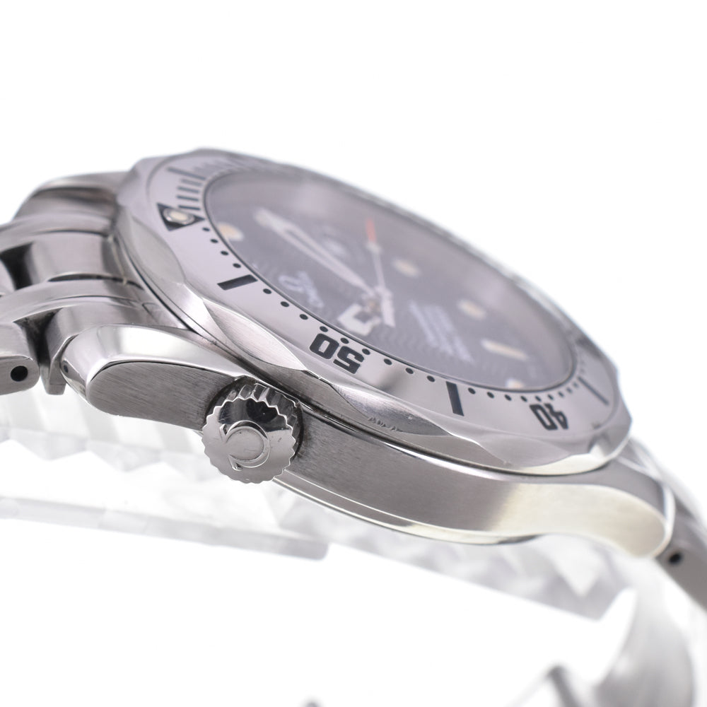 with paper OMEGA Seamaster Professional 300M 2562.80 Date blue Dial Quartz Boy's
 Watch C#146861