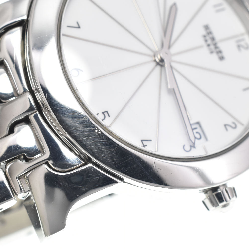 HERMES H watch Rondo HR1.510 Date Silver Dial Quartz Ladies
 Watch H#146865