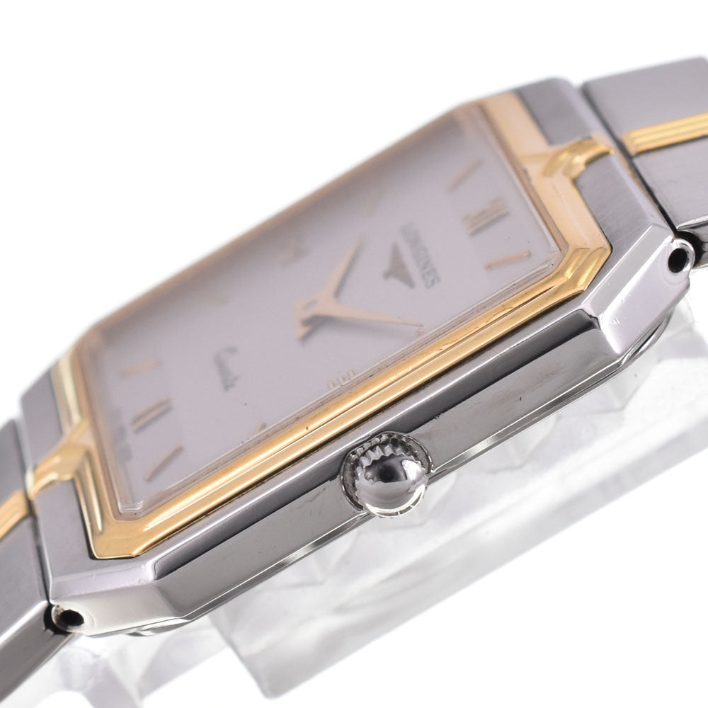 LONGINES Flagship Stainless Steel/Gold Plated gray Dial Quartz Ladies
 Watch H#146871