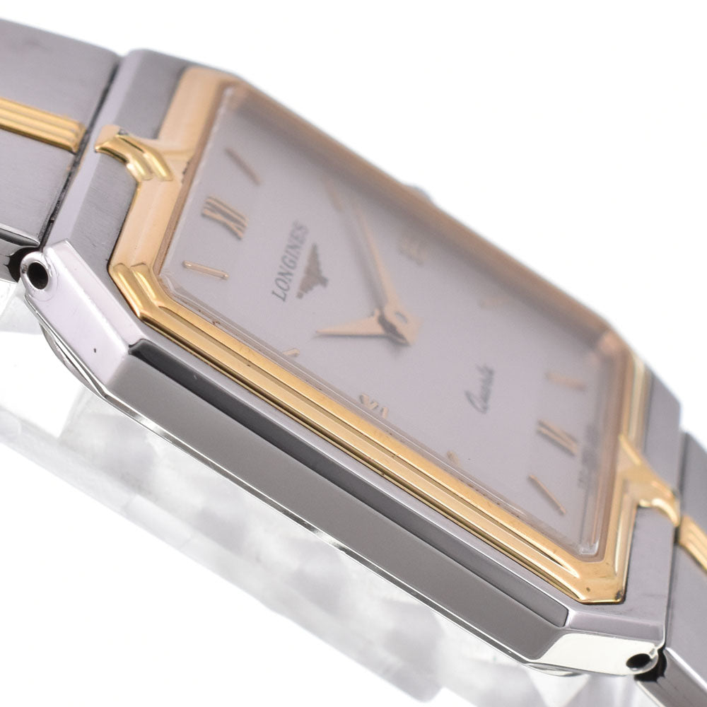 LONGINES Flagship Stainless Steel/Gold Plated gray Dial Quartz Ladies
 Watch H#146871