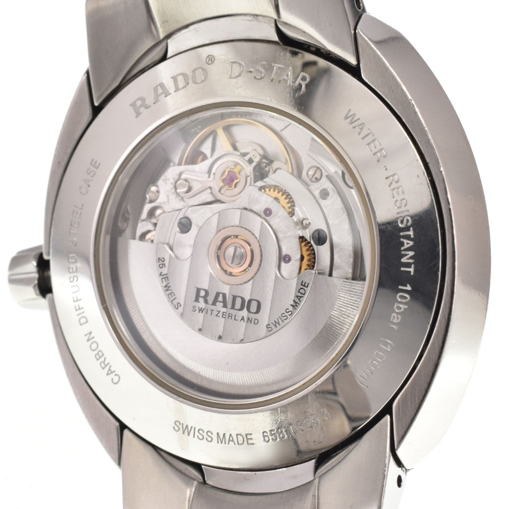 RADO D star 658.0329.3 Date Silver Dial Automatic Men's
 Watch C#146872