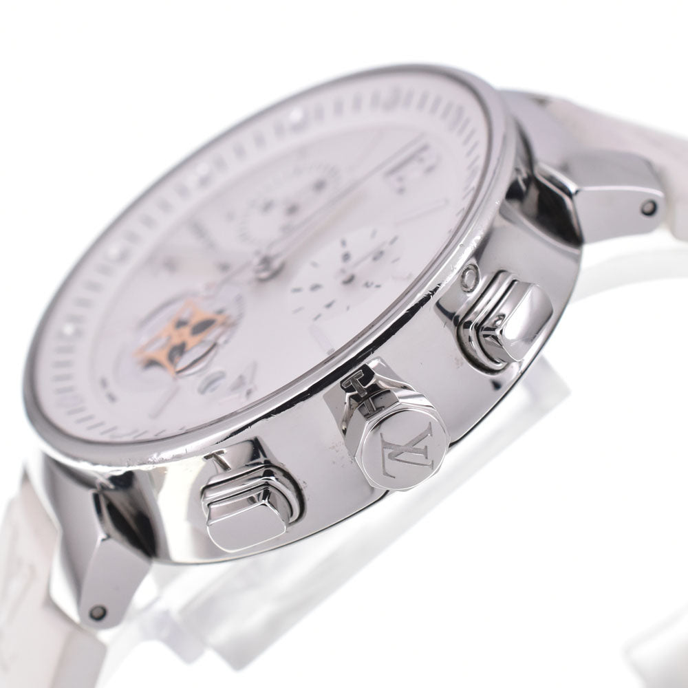 with paper LOUIS VUITTON Tambour Moon Star Q8G00 Silver Dial Quartz Unisex
 Watch B#146873
