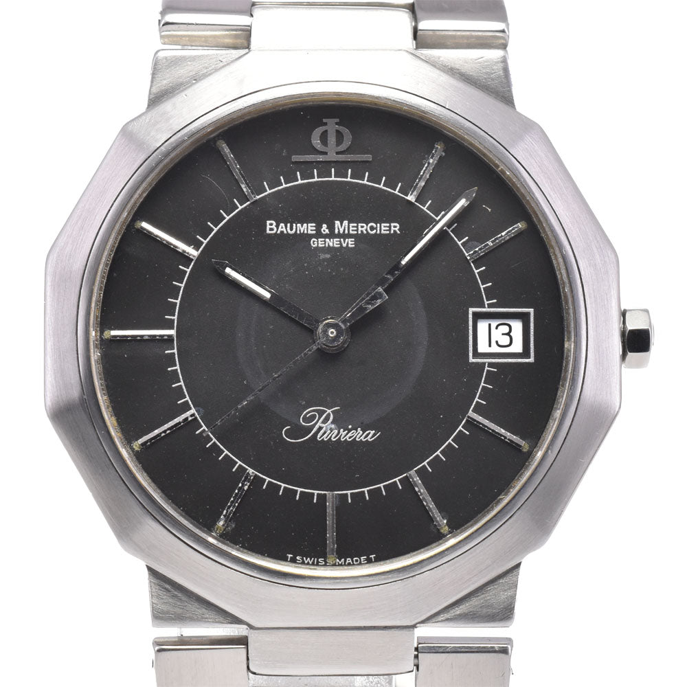 Baume & Mercier Riviera 5112 Date black Dial Quartz Unisex
 Watch C#146876