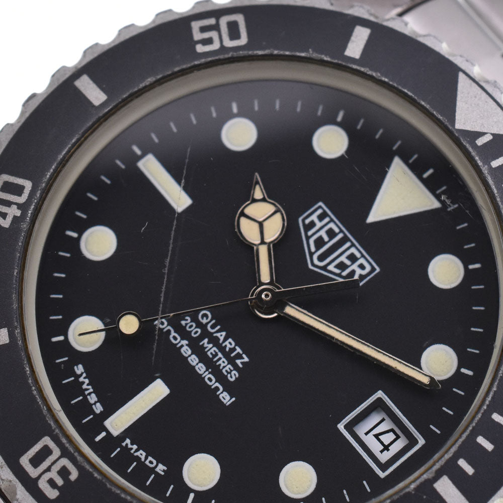 TAG HEUER 1000 series professional 980.033 Date black Dial Quartz Men's
 Watch C#146878
