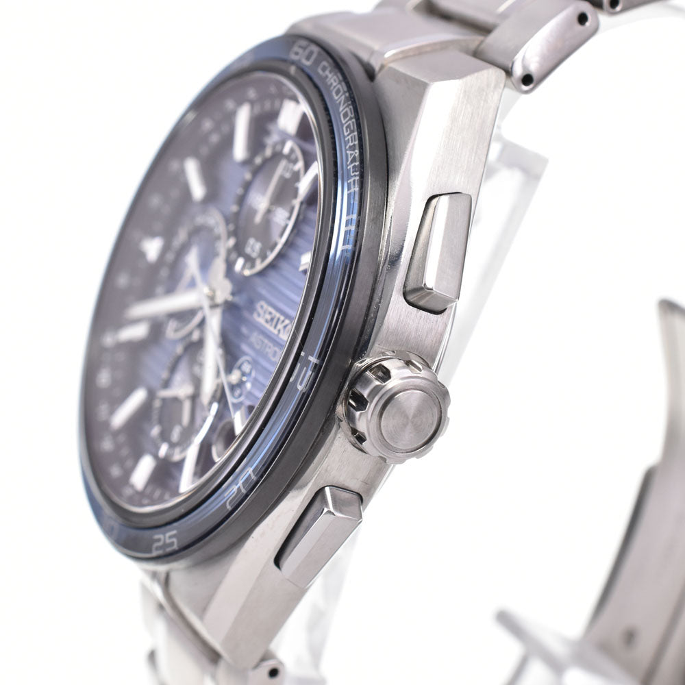 with paper SEIKO Astron SBXC175/5X83-0AP0-1 Light blue Dial GPS Solar Men's
 Watch B#146882