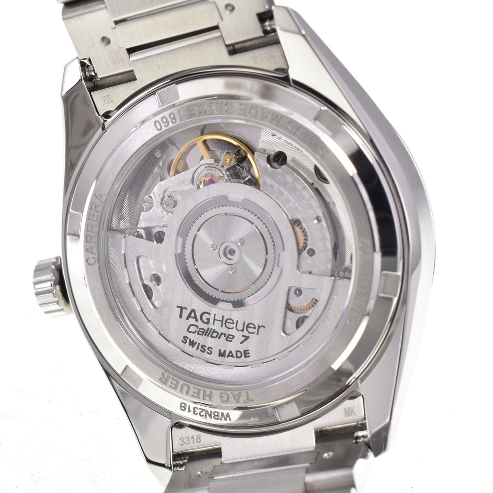 with paper TAG HEUER Carrera WBN231B.BA0001 Date diamond Silver Dial Automatic Unisex
 Watch B#146883
