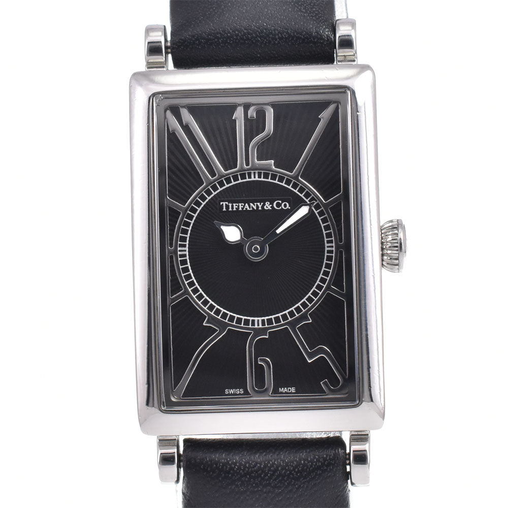 with paper TIFFANY&Co. gallery Z3000.10.10A10A68A black Dial Quartz Ladies
 Watch C#146885