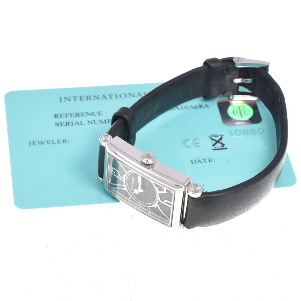 with paper TIFFANY&Co. gallery Z3000.10.10A10A68A black Dial Quartz Ladies
 Watch C#146885