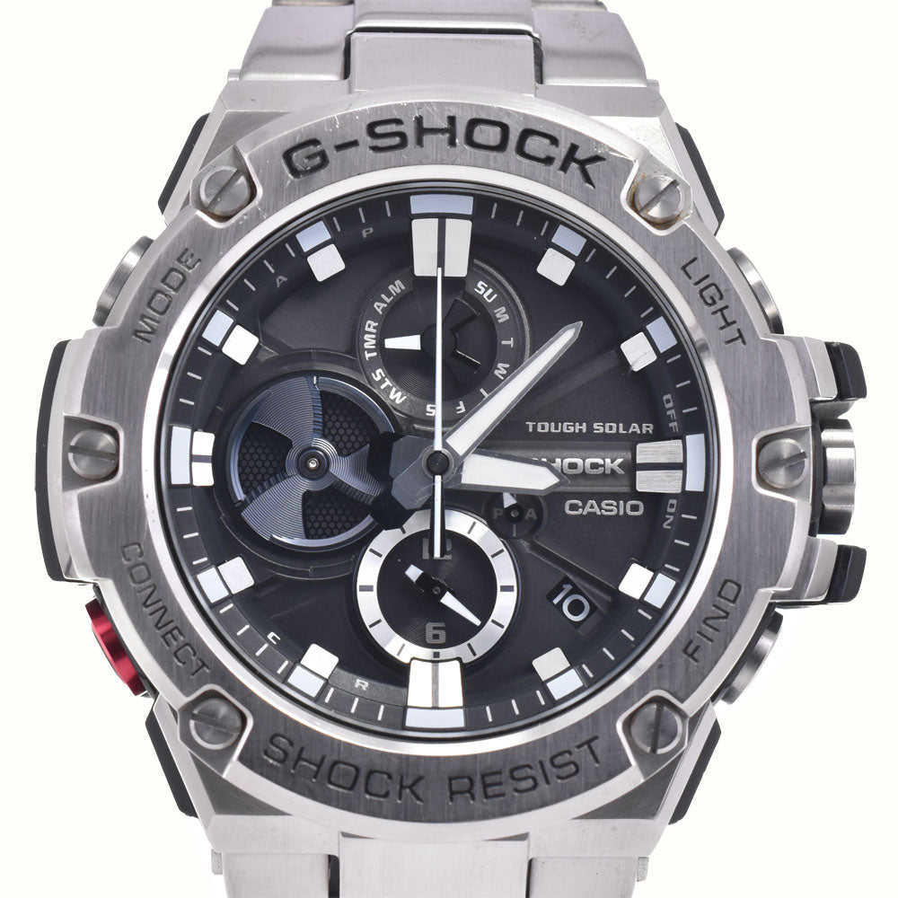 CASIO G-SHOCK G-STEEL GST-B100D-1AJF mobile link Silver Dial Solar Men's
 Watch C#146894