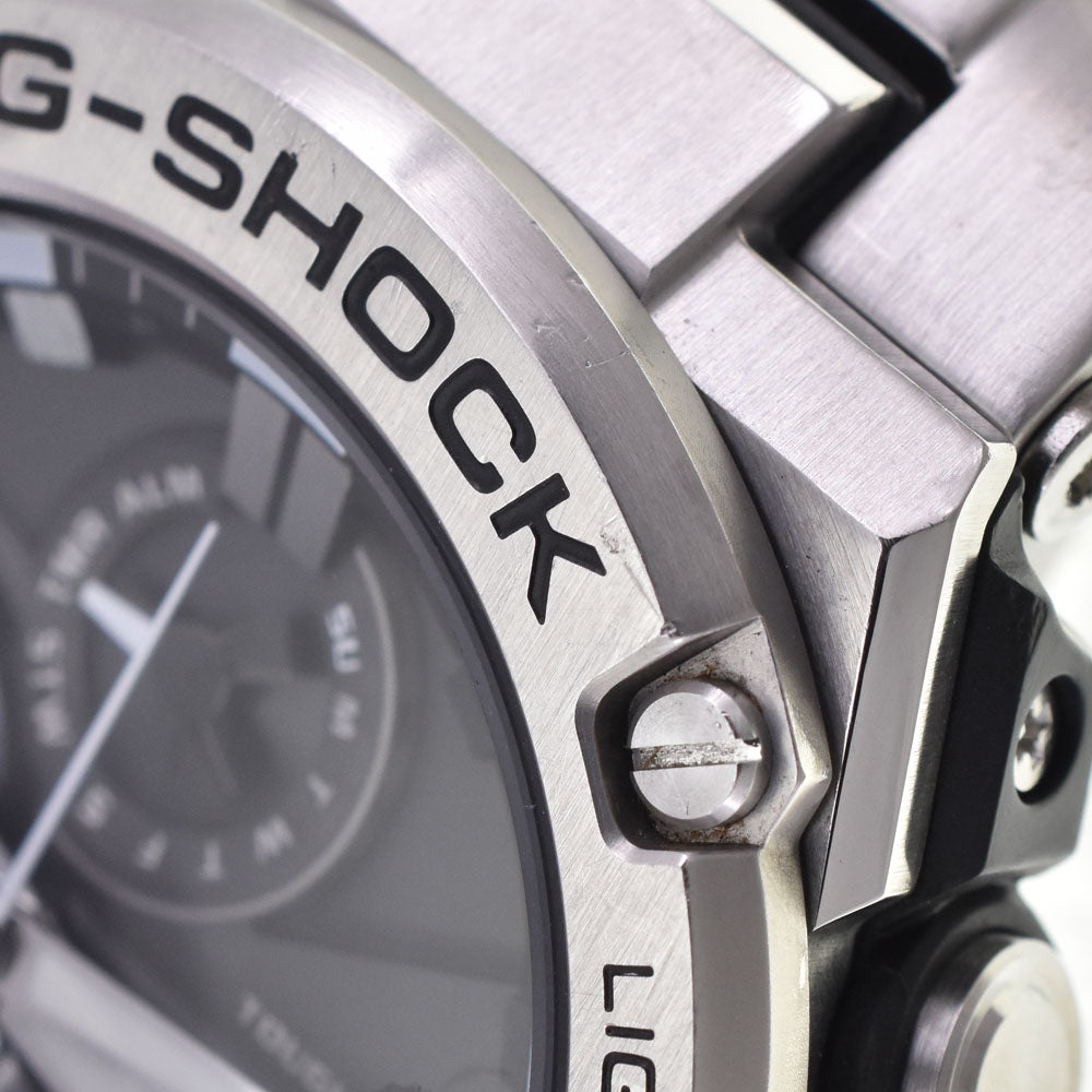 CASIO G-SHOCK G-STEEL GST-B100D-1AJF mobile link Silver Dial Solar Men's
 Watch C#146894