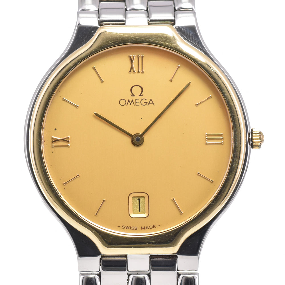 OMEGA De Ville symbol 4230.13 K18YGBezel gold Dial Quartz Men's
 Watch H#146899
