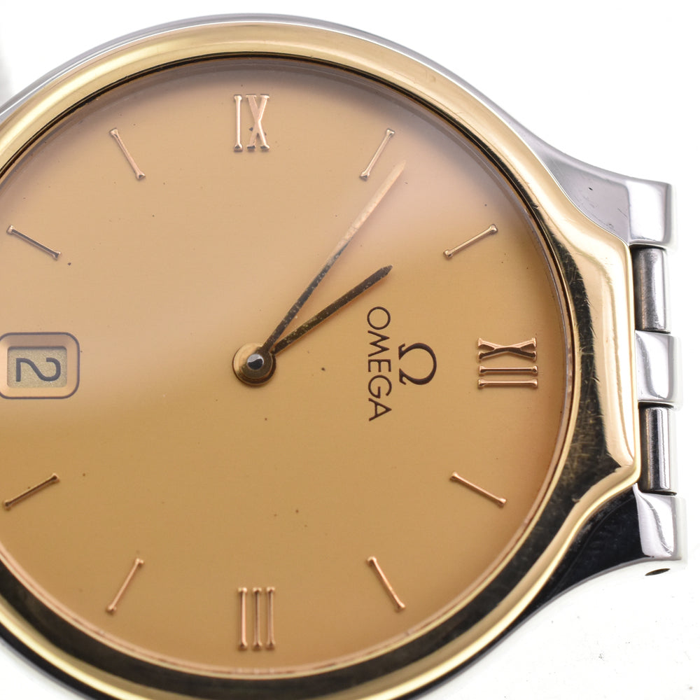 OMEGA De Ville symbol 4230.13 K18YGBezel gold Dial Quartz Men's
 Watch H#146899