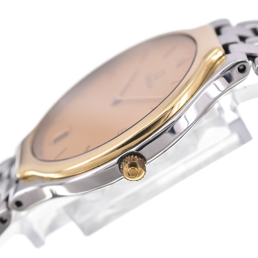 OMEGA De Ville symbol 4230.13 K18YGBezel gold Dial Quartz Men's
 Watch H#146899
