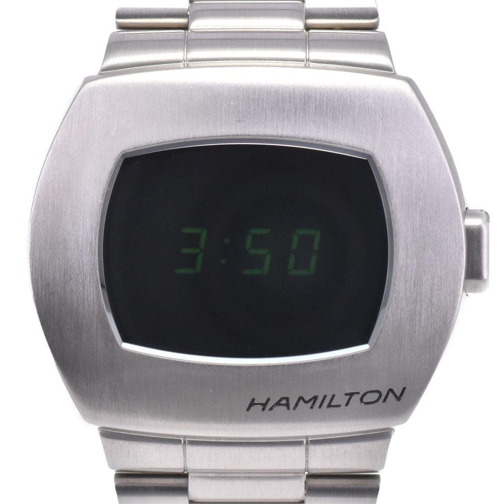 with paper HAMILTON American Classic PSR H52414131 LCD / black Dial Quartz Men's
 Watch C#146902