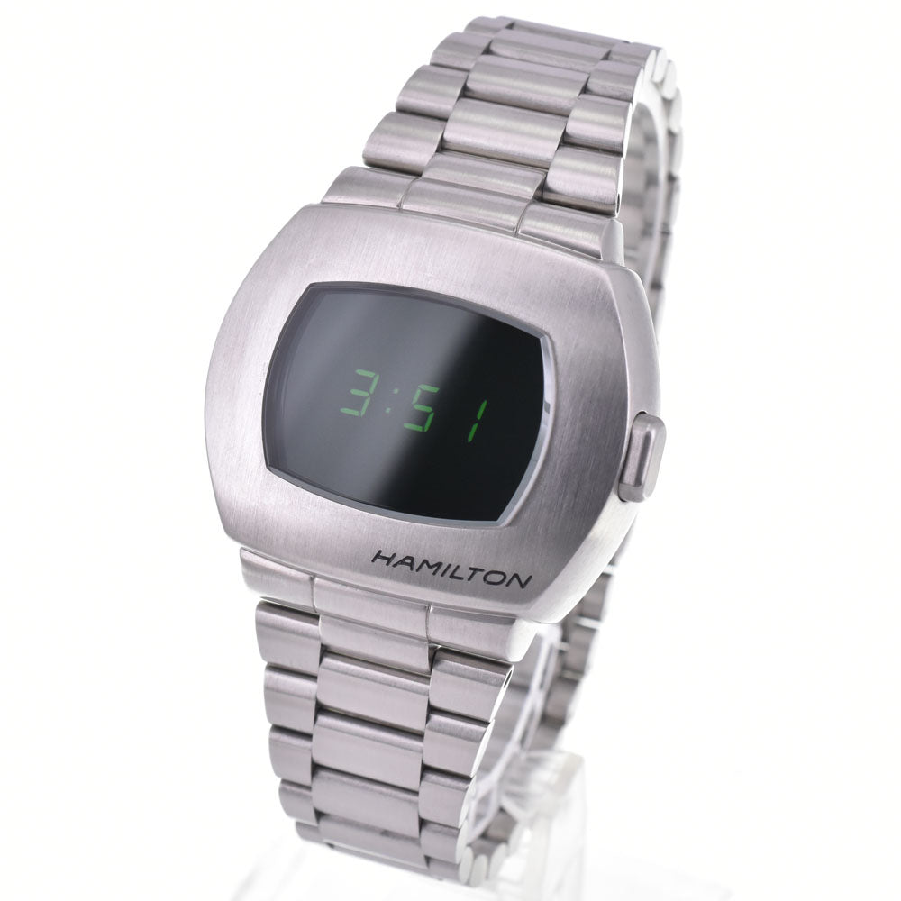 with paper HAMILTON American Classic PSR H52414131 LCD / black Dial Quartz Men's
 Watch C#146902