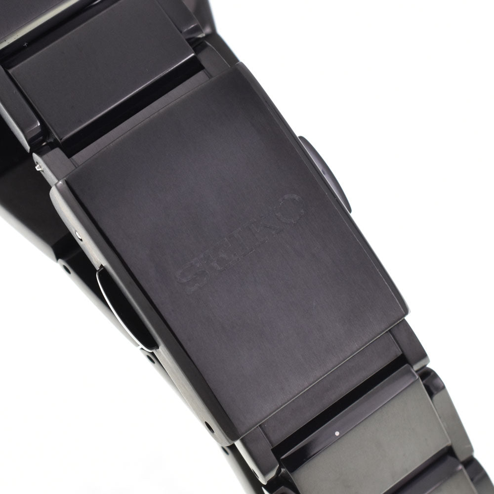 with paper SEIKO Astron Nexter 8B63-0BB0/SBXY041 black Dial Radio Sync Solar Men's
 Watch C#146906