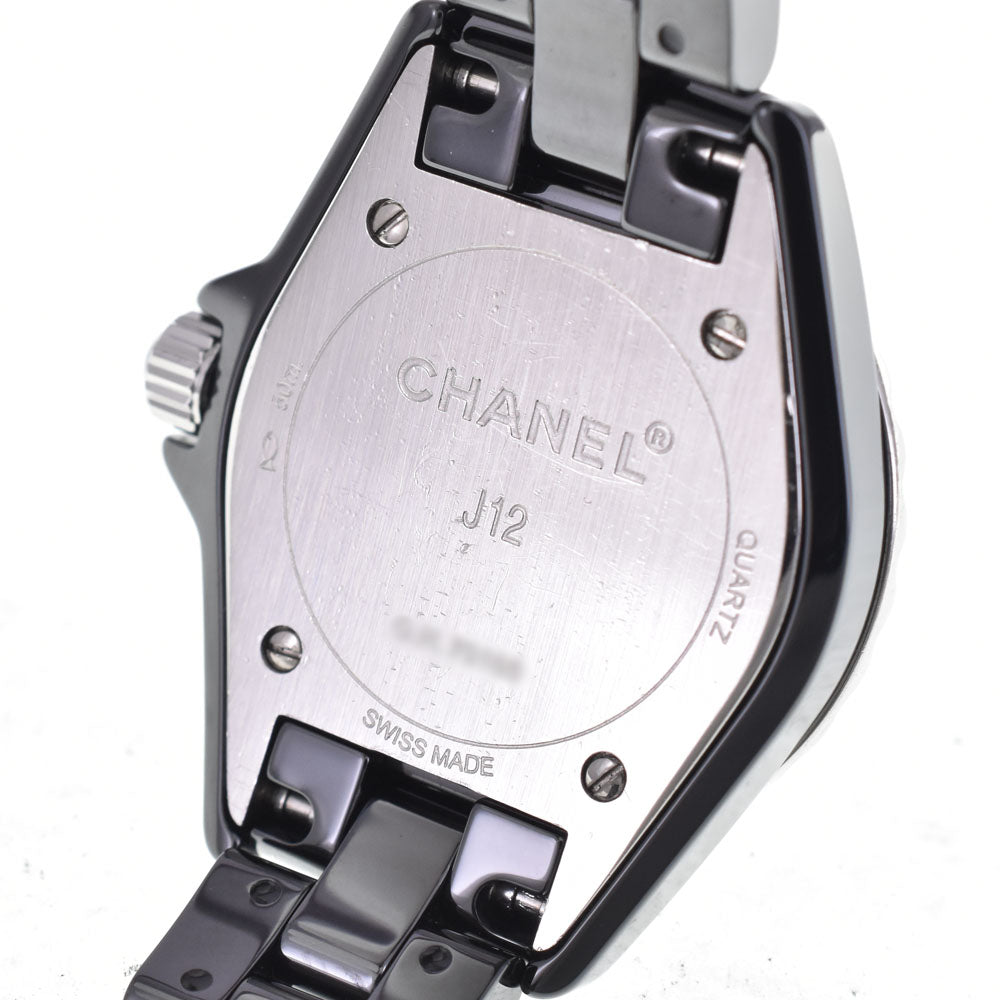 with paper CHANEL J12 H2569 8P diamond black Dial Quartz Ladies
 Watch C#146913